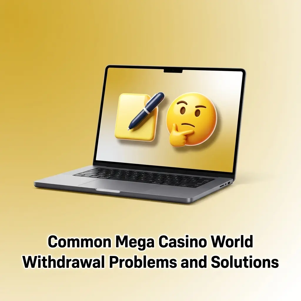 Common Mega Casino World withdrawal issues like verification delays, payment mismatch, limits, wagering, and network problems with solutions.