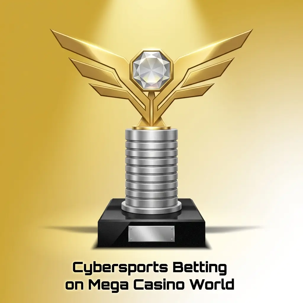 Cybersports betting on Mega Casino World covering CS2, Dota 2, PUBG Mobile, League of Legends, and Valorant tournaments.