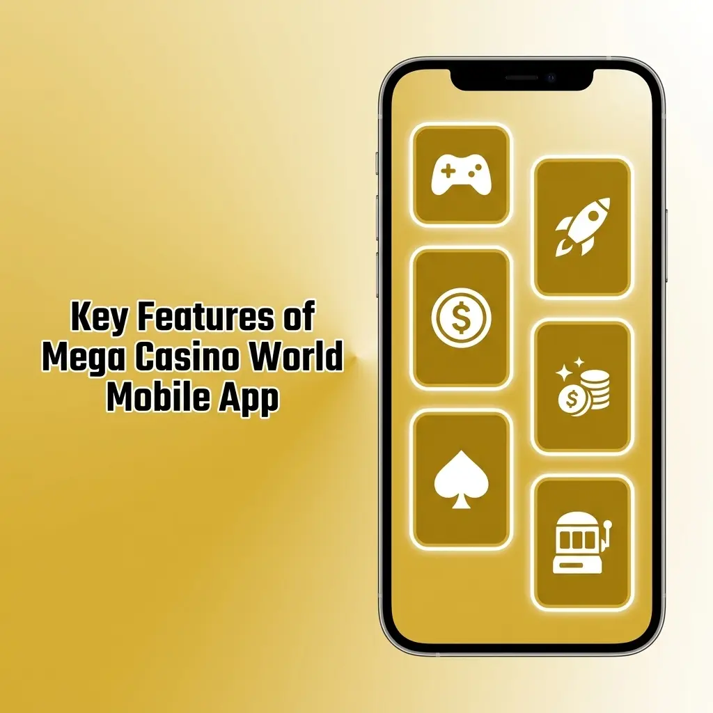 Mega Casino World mobile app features: BDT currency, bKash/Nagad/Rocket payments, Bengali interface, and 24/7 support for Bangladeshi players
