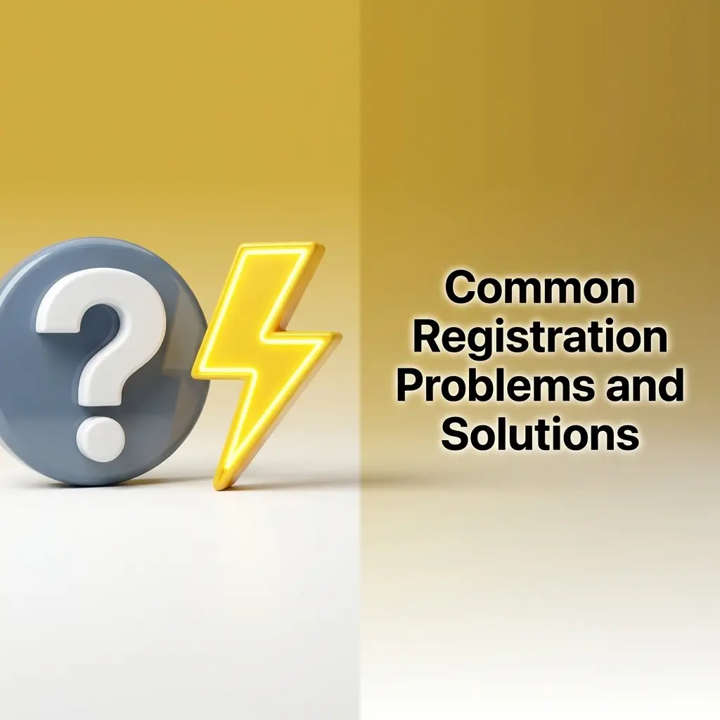 Common registration problems and solutions guide covering OTP issues, verification rejection, and deposit or bonus errors