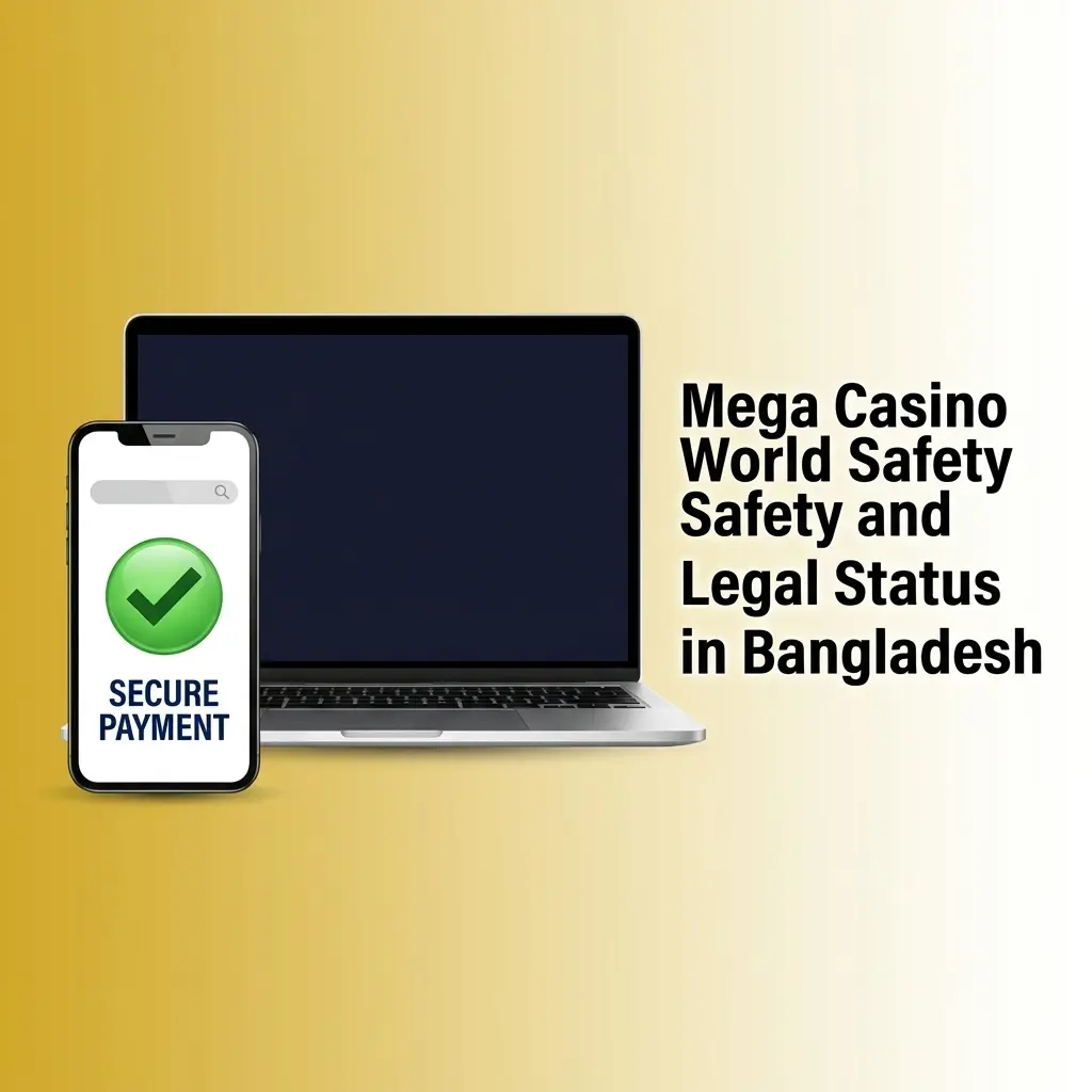 Mega Casino World safety and legal status in Bangladesh: Curaçao licensed, 256-bit SSL encryption, 18+ age requirement