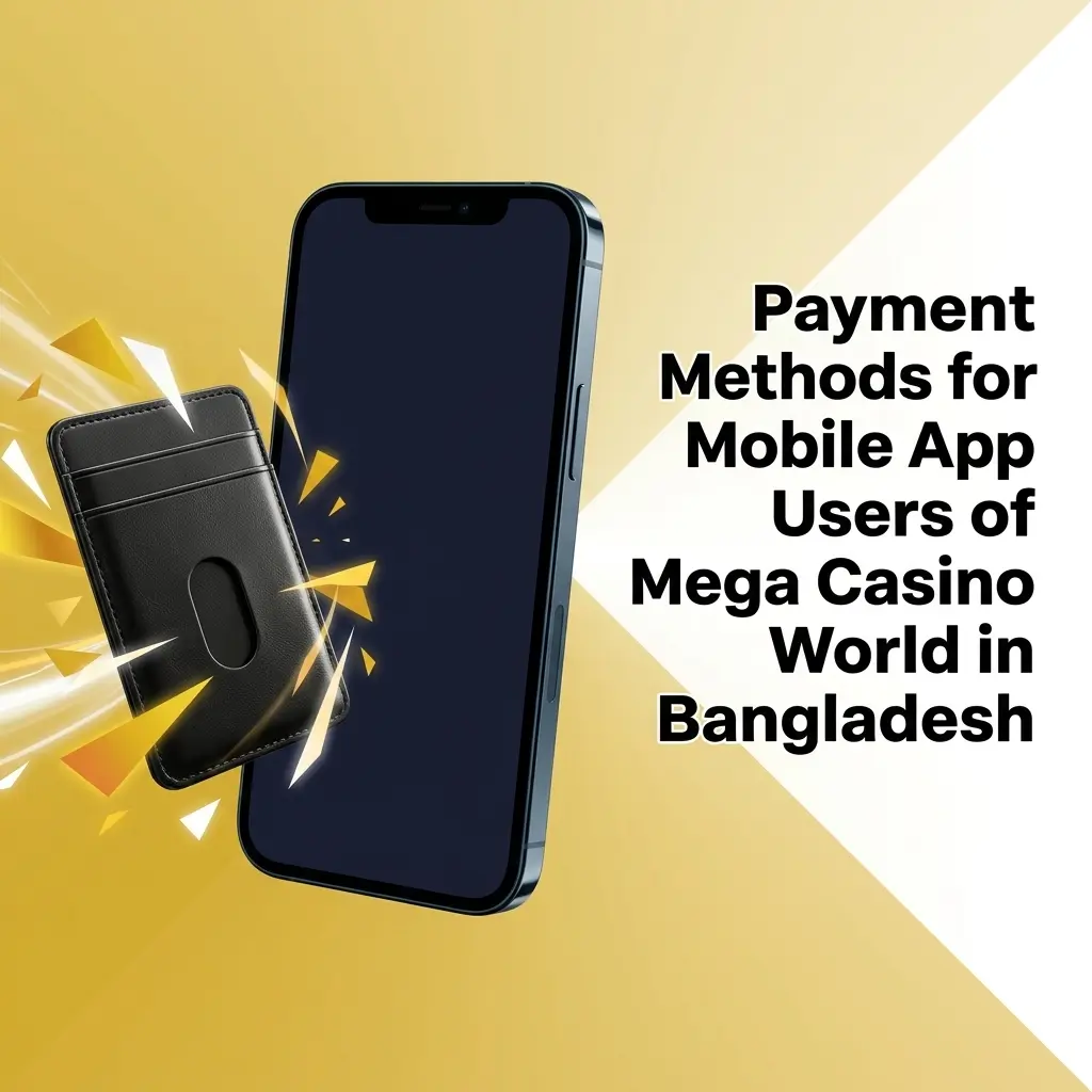 Payment methods for Mega Casino World mobile app in Bangladesh: bKash, Nagad, Rocket, Upay, bank transfer, and USDT