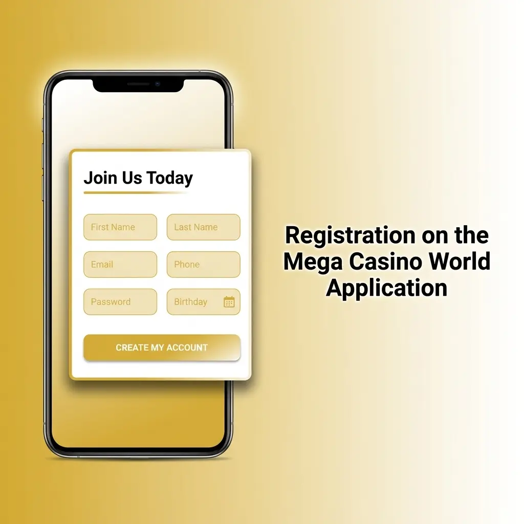 Step-by-step guide to registering on the Mega Casino World app in under 2 minutes with 5 easy steps